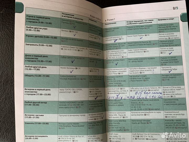 Путеводитель Рим Оранжевый гид + карта Рима