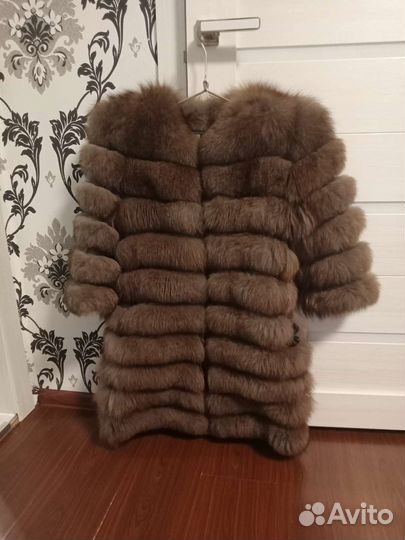 Шуба из песца