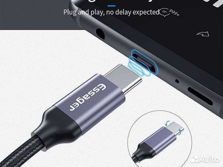 Переходник Essager type-c с 3.5mm