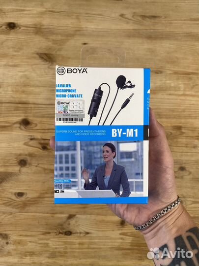 Микрофон петличный boya BY-M1 новый