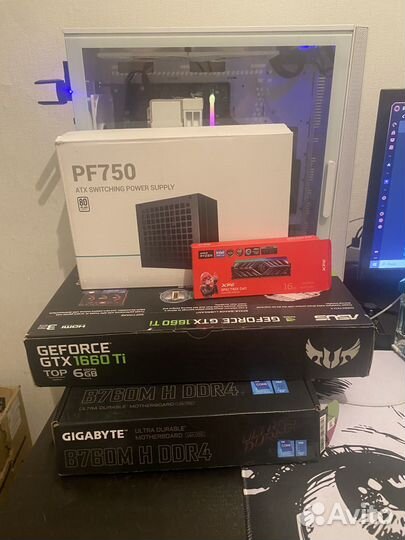 Игровой пк gtx 1660 ti