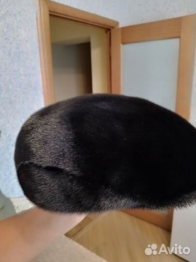 Меховая мужская кепка с нерпы