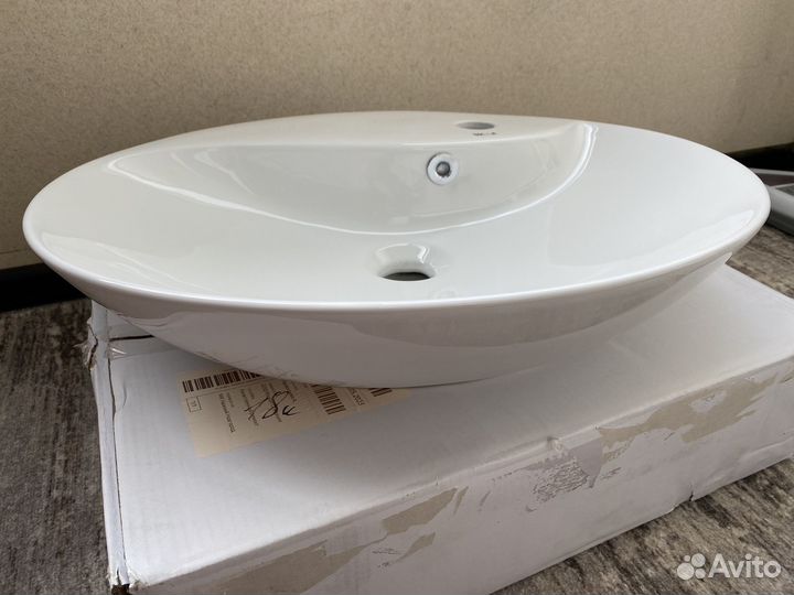 Новая раковина чаша накладная, 55 см