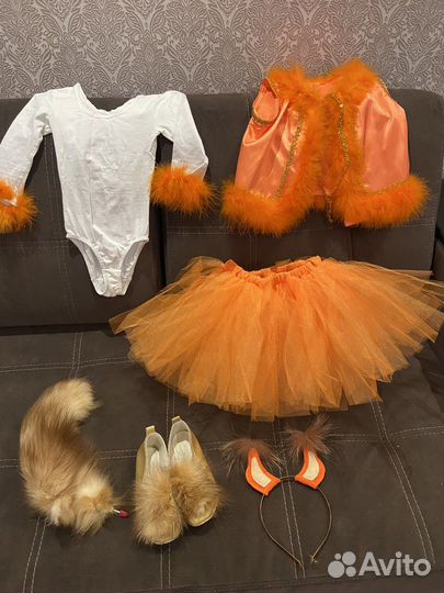 Костюм белочки, лисички 104-110