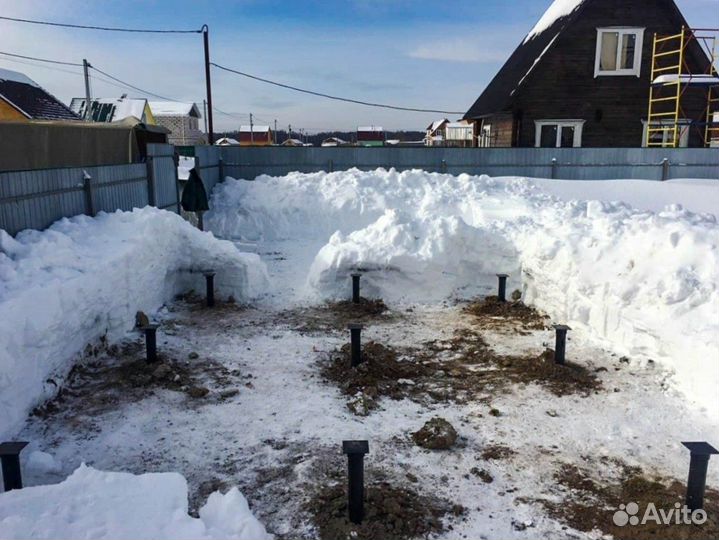 Винтовые сваи под ключ