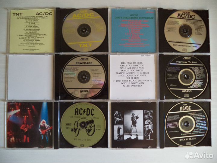 AC/DC, Black Sabbath на CD
