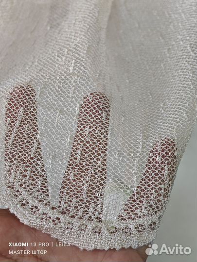 Тюль жаккард