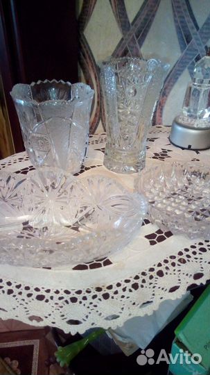 Хрустальная ваза Чехия