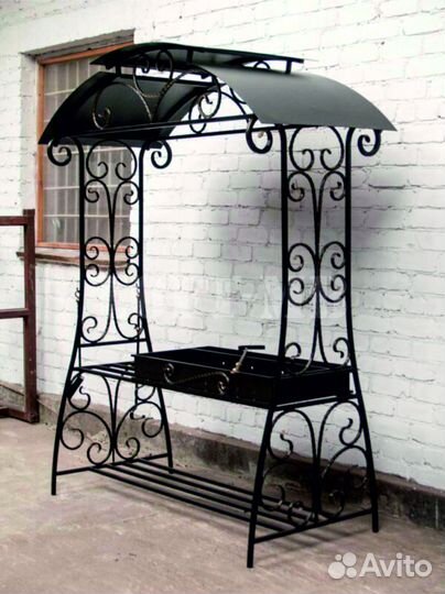 Мангал из металла. Мангальный комплекс №47