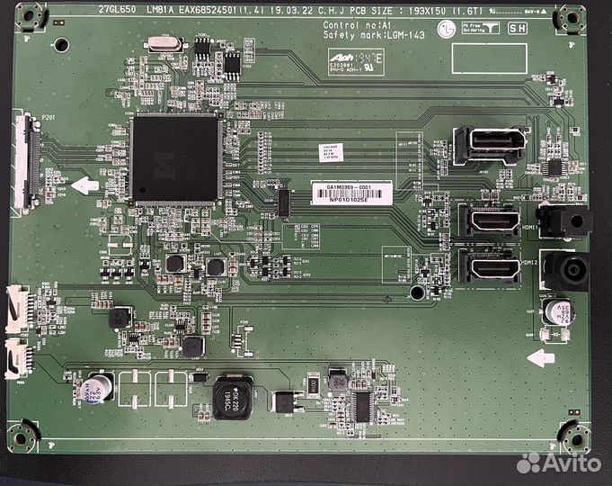 Платы на монитор LG ultragear 27 дюймов