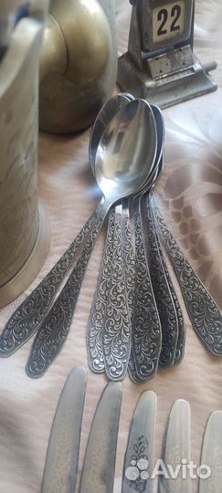 Ножи ложки вилки СССР нерж