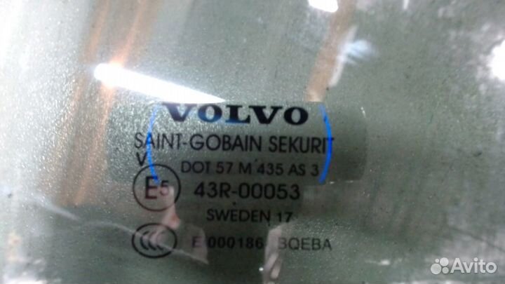 Стекло боковой двери Volvo XC90, 2017