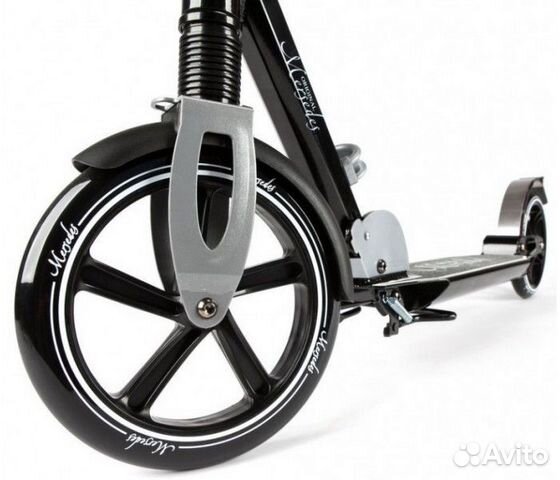 Самокаты Hello Wood Mersedes золотой и серебряный