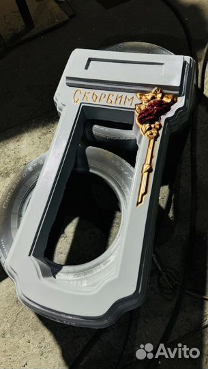 Памятники из кевларабетона,тротуарная плитка