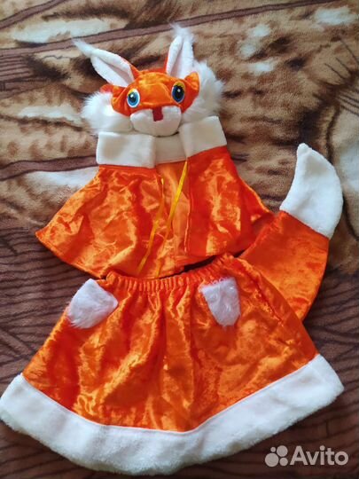 Новогодний костюм зайца и белки