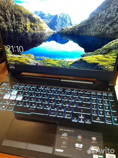 Ноутбук asus tuf gaming f15 как новый, торг