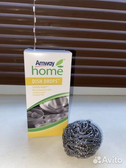 Губка металлическая от Амвей 4шт