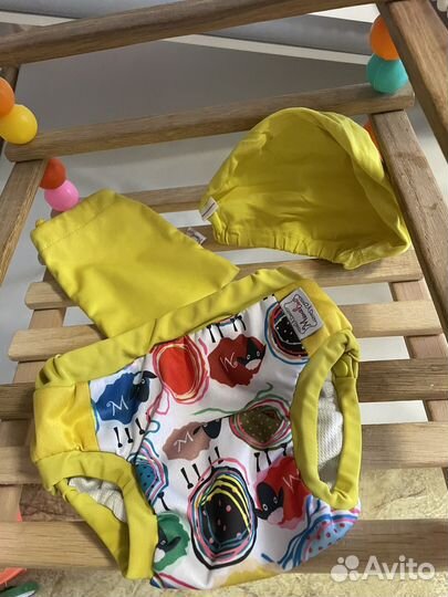 Многоразовый подгузник плавки для плавания 68-80