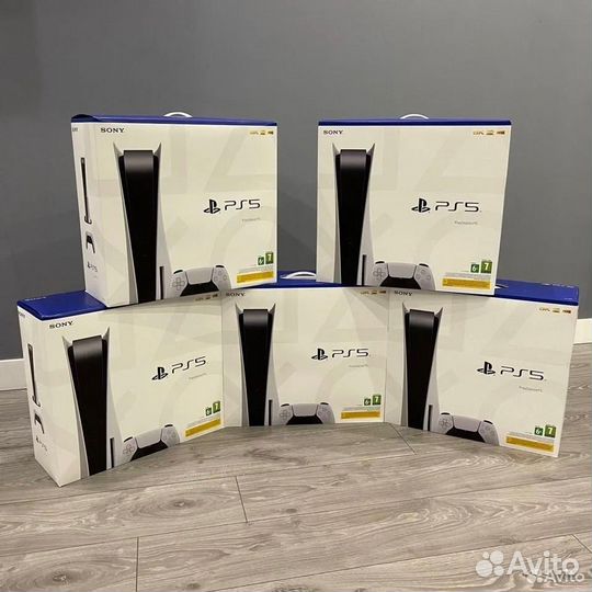 Новая Sony Playstation 5 + гарантия год + игры