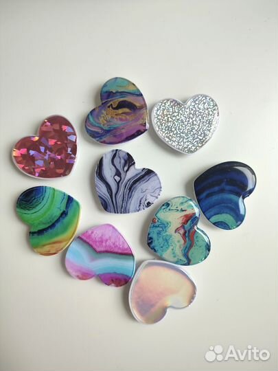 Попсокет для телефона держатели Сердце