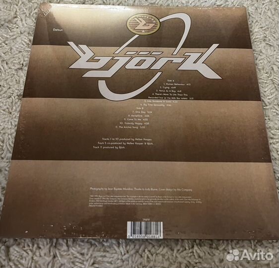 Пластинка Bjork Debut LP