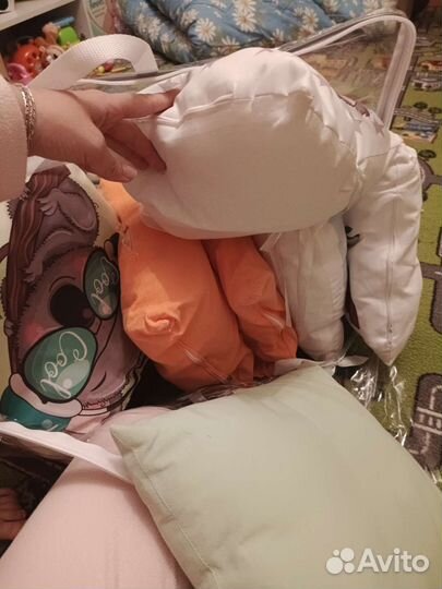 Подушки-бортики и одеялко/конверт