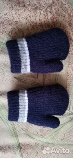 Варежки зимние детские