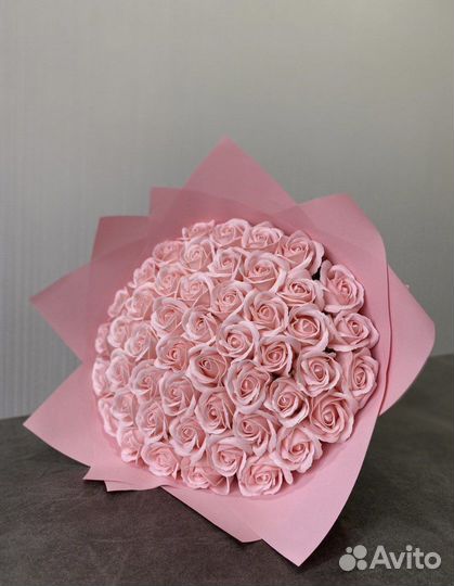 Букет из мыльных роз