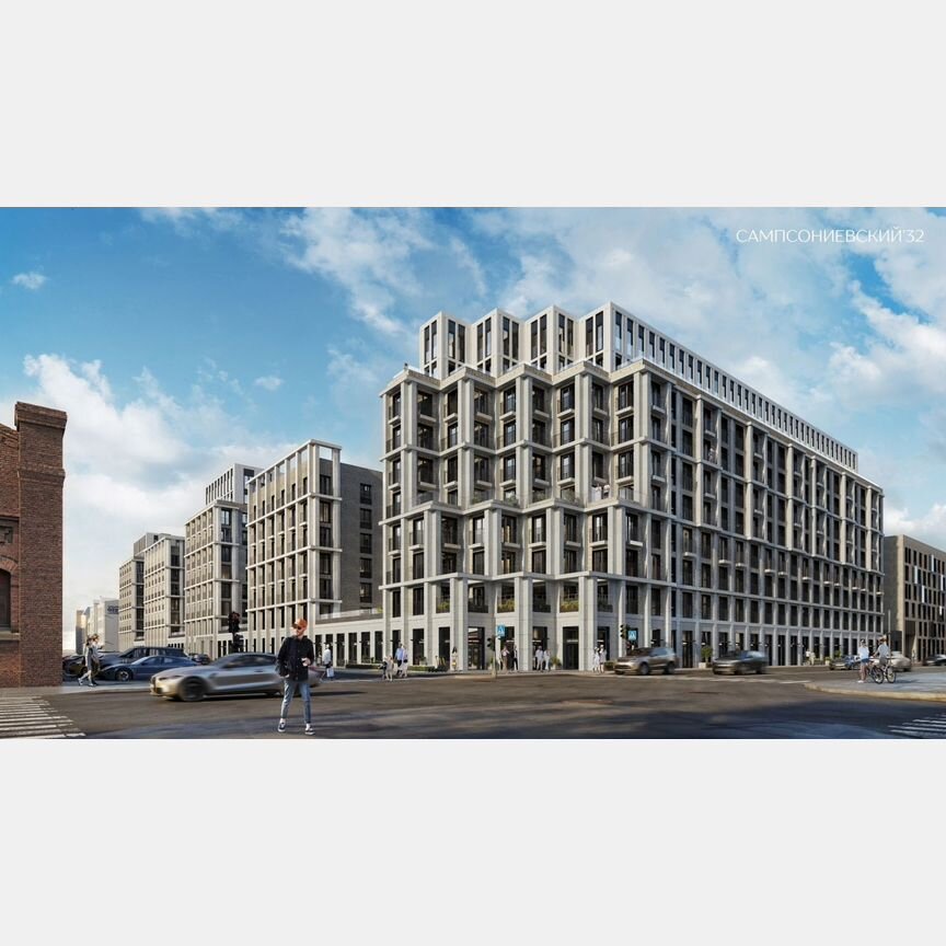 1-к. квартира, 51,7 м², 2/10 эт.