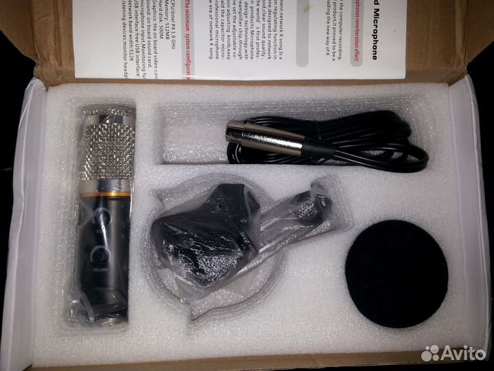 Микрофон для Компьютера MK F200FL с USB питанием