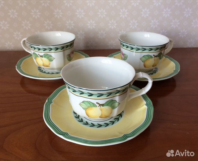 Чайные пары Villeroy&Boch French Garden 200 мл