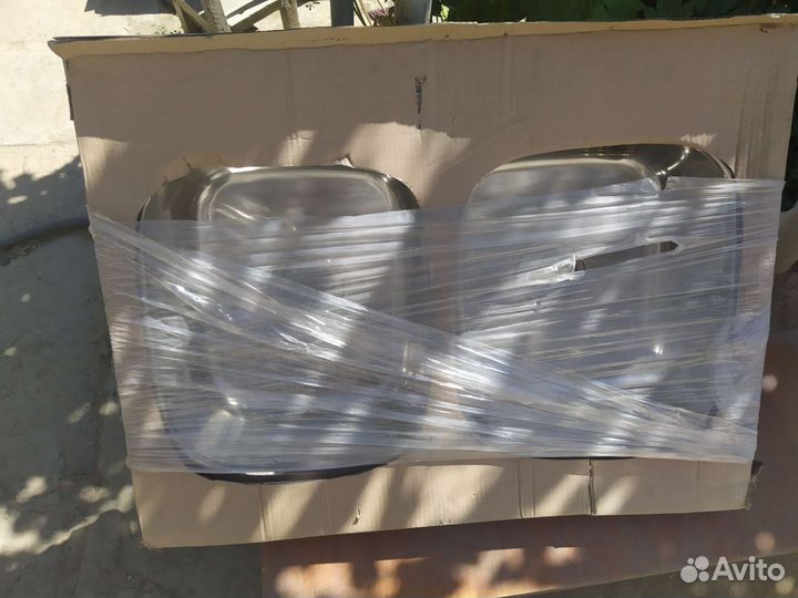 Мойка (Раковина) нержавеющая 2 секционная