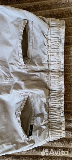 Брюки-джоггеры серые 46 размер