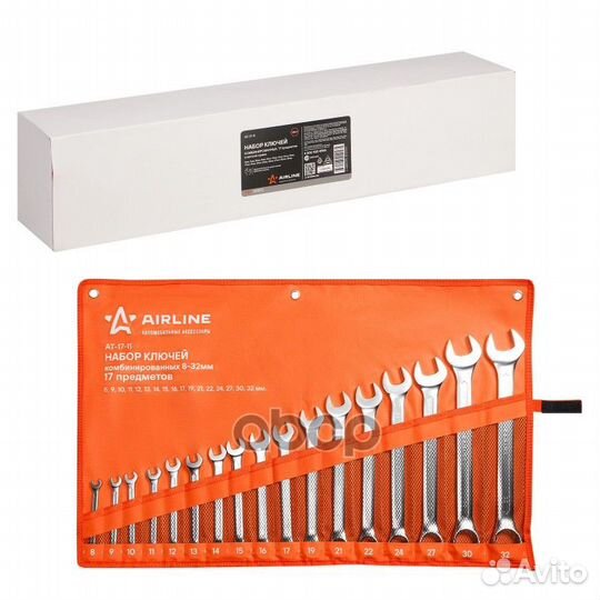 Набор ключей комбинированных PRO 17пр. (8-32м
