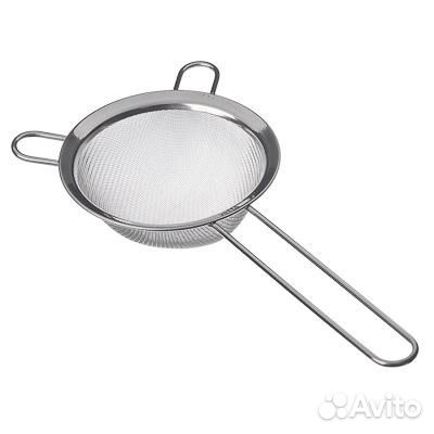 Сито с ободом и ручкой 10см vetta (886-006)