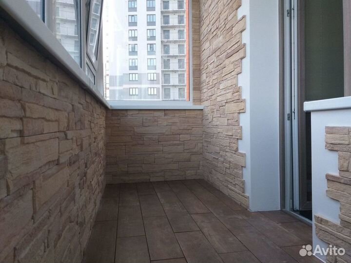 Балкон с отделкой