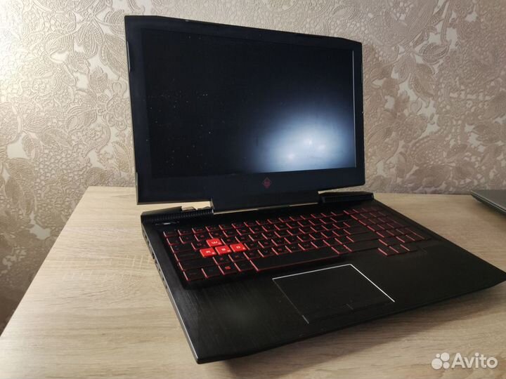 Отличный игровой hp omen/i5/1050/ssd/1tb/свет клав