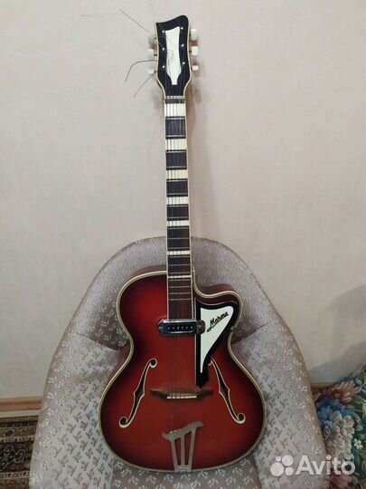 Гитара Marma электронно-акустичечкая редкая ретро