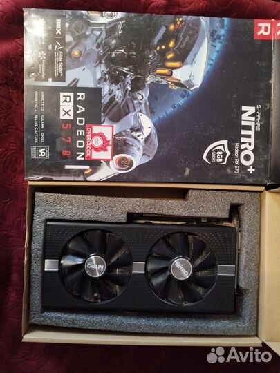 Видеокарта RX 570,8 GB