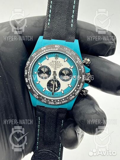 Часы Rolex Cosmograph Daytona Carbon DIW Blue Carb