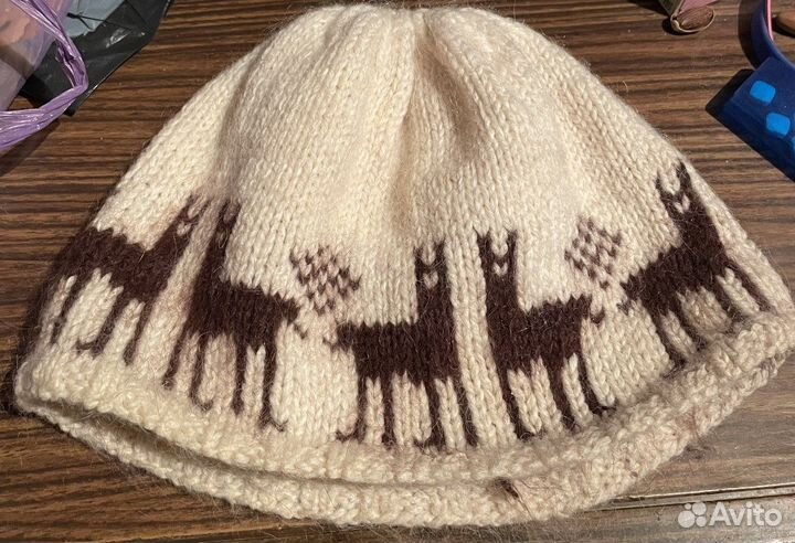 Шапка из шерсти альпаки