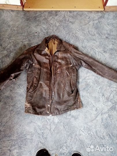 Кожаная куртка шевретка
