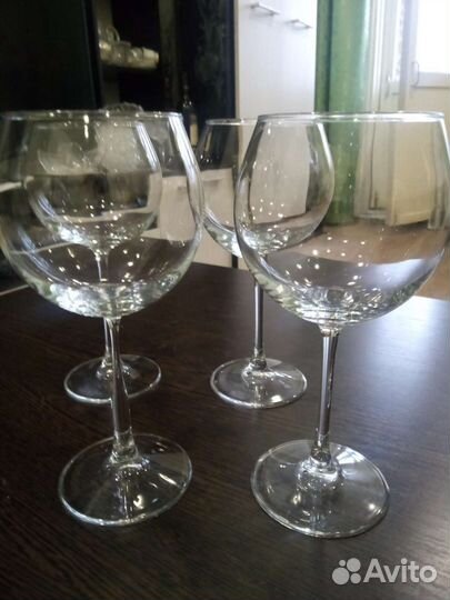 Фужеры бокалы 4шт