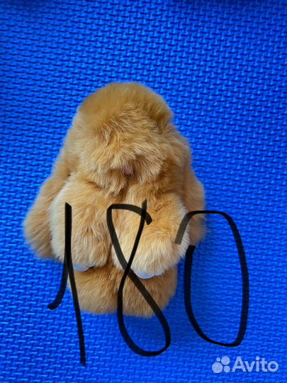 Брелок зайчик мягкий