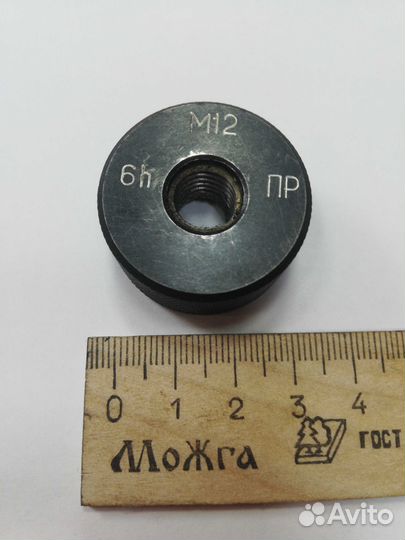 Кольцо резьбовое М12,0 6Н пр