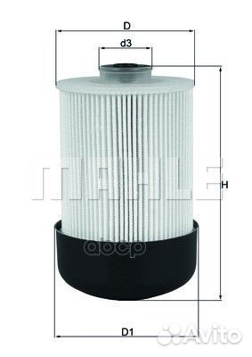 Фильтр топливный KX338/22D Mahle/Knecht