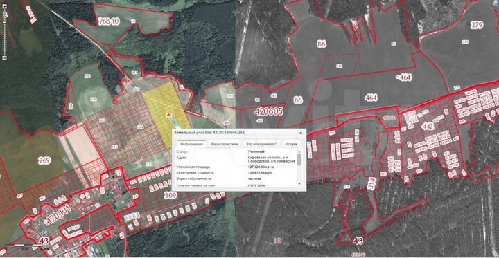 Участок 1,59 га (СНТ, ДНП)