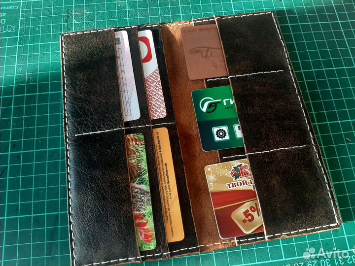 Мужской кошелек натуральная кожа