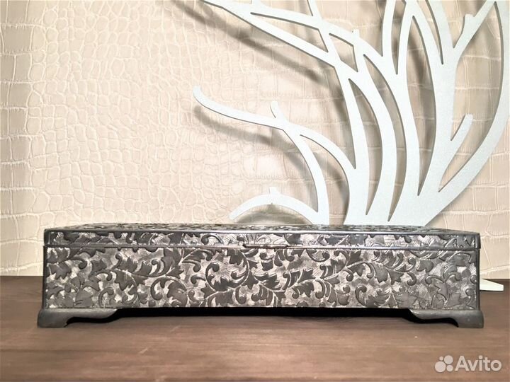 Шкатулка Серебрение Винтаж Флоренция Италия