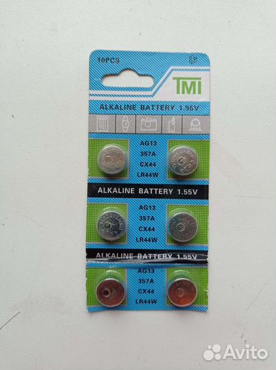 Батарейки Ag13/Ag10